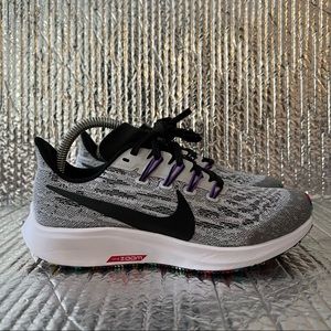 Nike Air Zoom Pegasus 36 (GS) Shoes Womens Size 5.5 4Y Oreo AR4149-100